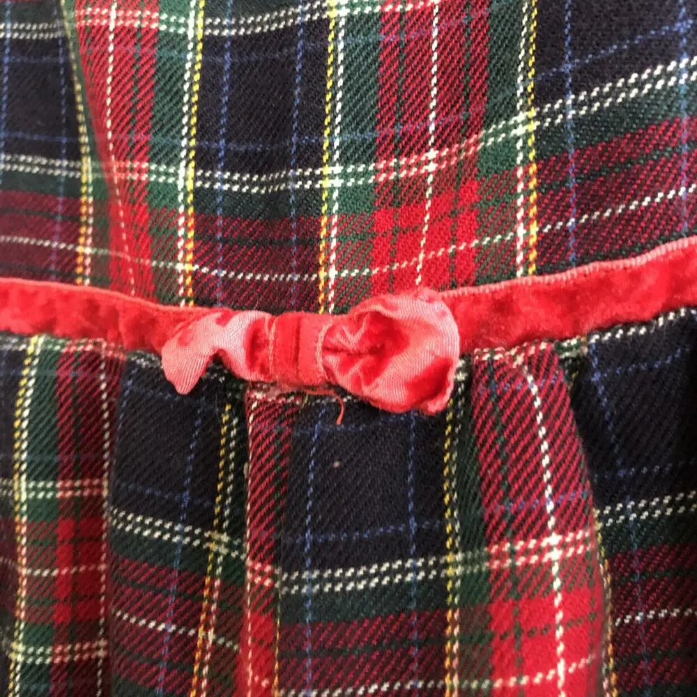 Vintage OshKosh Plaid Romper